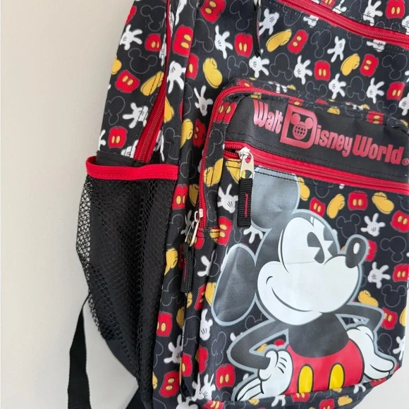 Disney Mickey Mouse Backpack Walt Disney World Disney Parks Authentic Bag - Picture 3 of 8